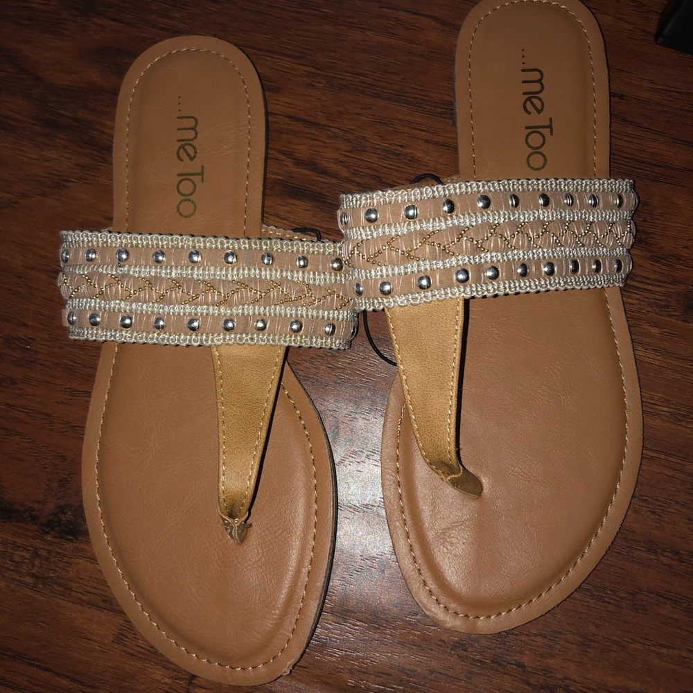 Tan sandals